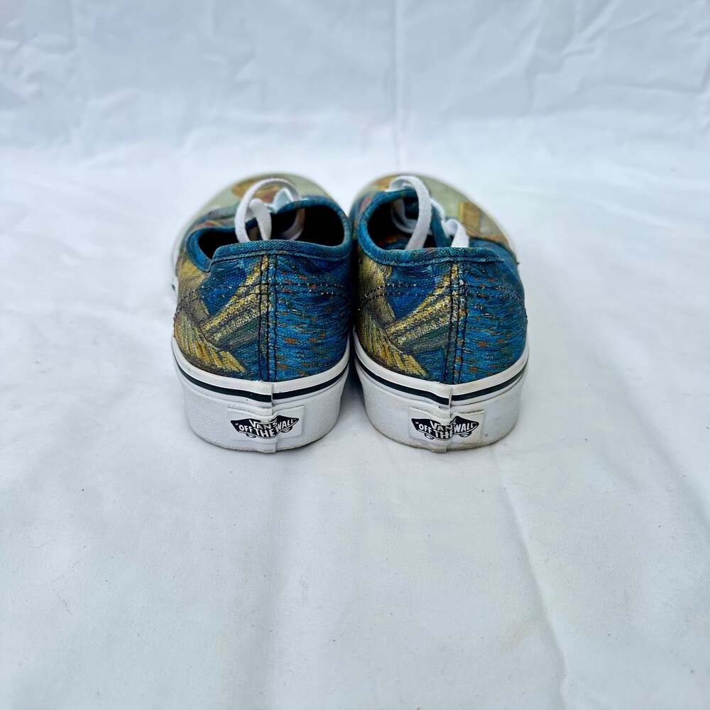 Vans x Vincent Van Gogh Sneaker Shoes ‘Self Portrait’ RARE WUS7 / MUS5.5, EU37 - Picture 4 of 9